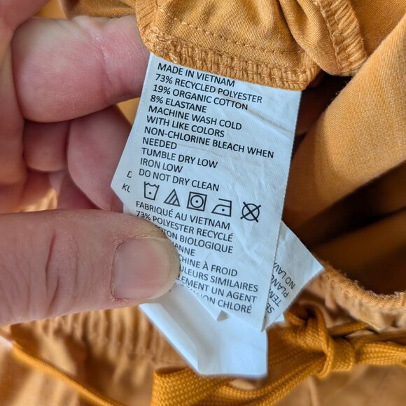 Prana Mariya Shorts in Gilded Sunset Yellow Orange Swim Beach Short medium - Picture 5 of 7